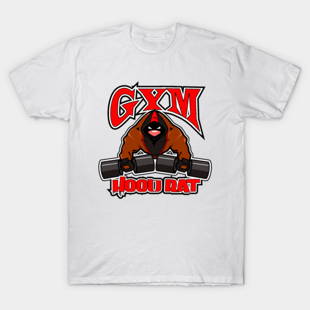 Gym Hood Rat T-Shirt-TOZ